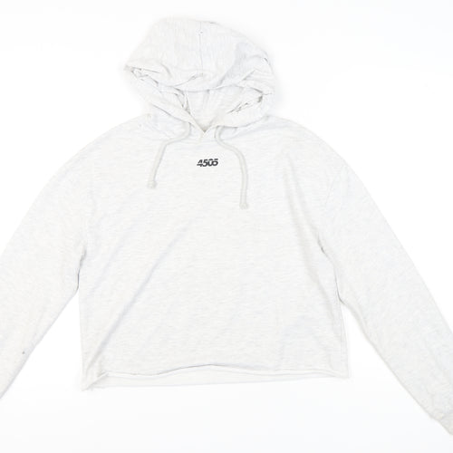 ASOS 4505 Women's Grey Pullover Hoodie Size 8