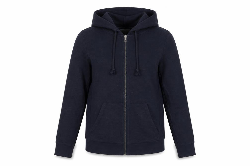 Front view of Next Women's Blue Full Zip Hoodie, size 8