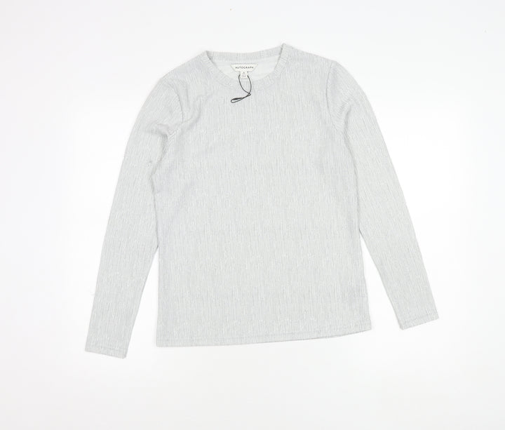 Marks and Spencer Women’s Silver Long Sleeve Top