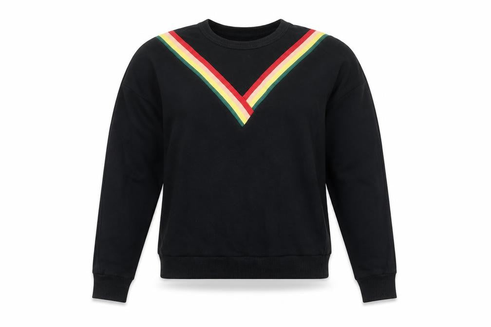 Front view of Women's Black Cotton jumper M