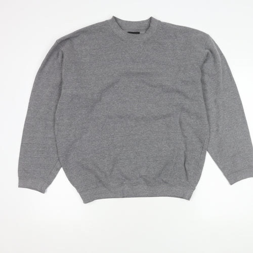 BH Men's Grey Pullover Sweatshirt M Crew Neck