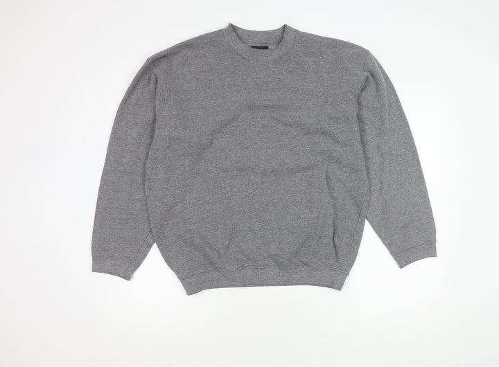 BH Men's Grey Pullover Sweatshirt M Crew Neck