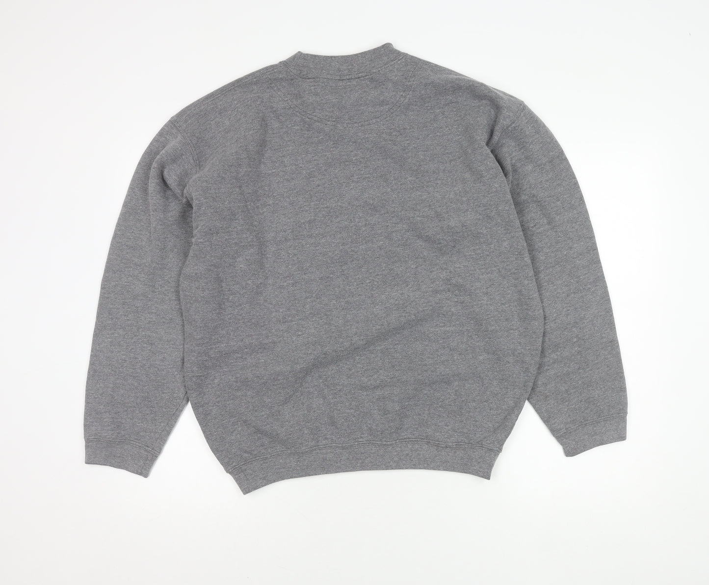 BH Men's Grey Pullover Sweatshirt M Crew Neck