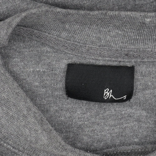 BH Men's Grey Pullover Sweatshirt M Crew Neck