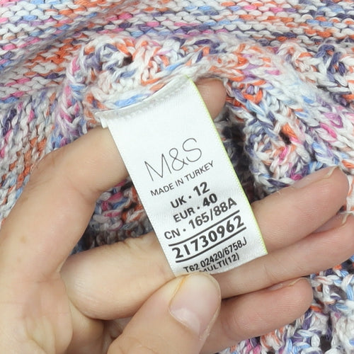 Marks and Spencer Women’s Multicoloured Pullover Jumper, Size 12