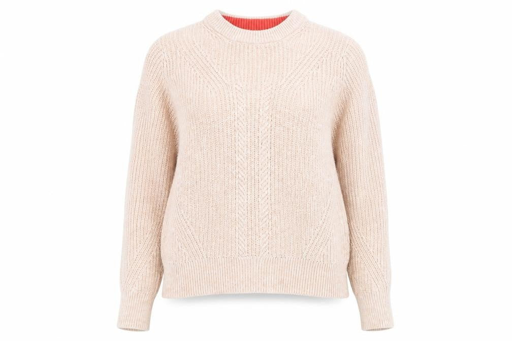 Front view of Marks & Spencer Women's Pink jumper