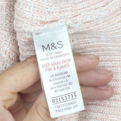 Marks and Spencer Women's Pink Pullover Jumper