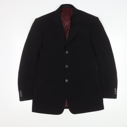 Taylor & Reece Men's Black Blazer 36 Short