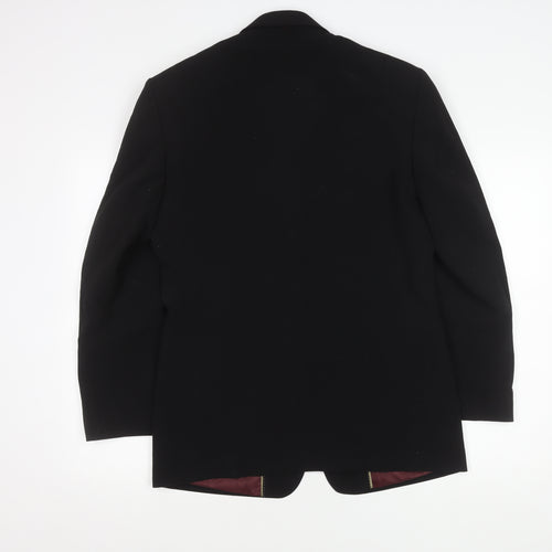 Taylor & Reece Men's Black Blazer 36 Short