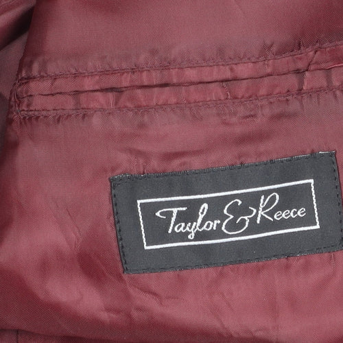 Taylor & Reece Men's Black Blazer 36 Short