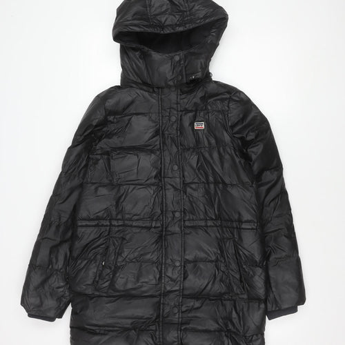 Levi's Women's Black XS Puffer Jacket with Hood