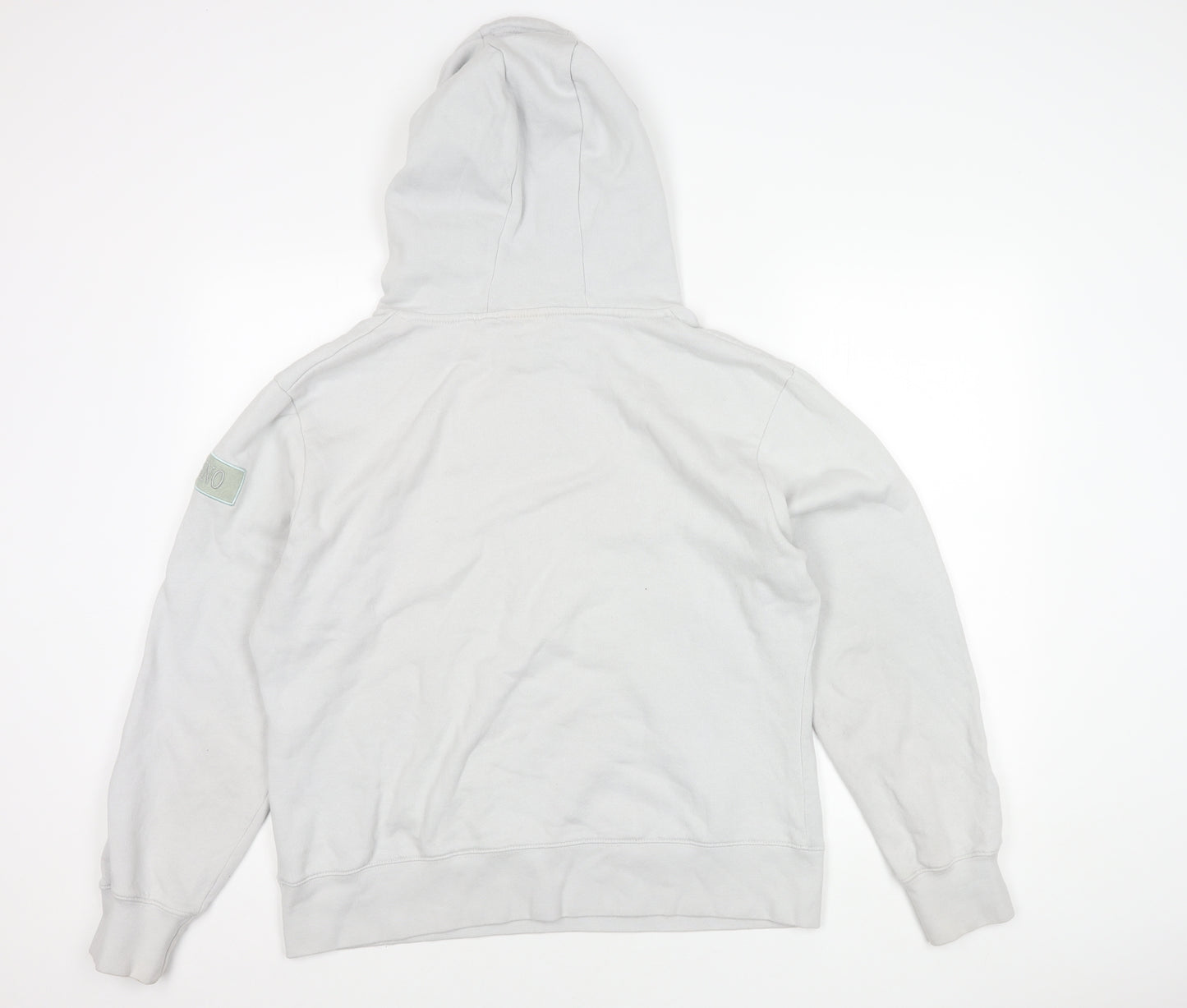 ZCHNO Unisex White Pullover Hoodie L - Casual Comfort