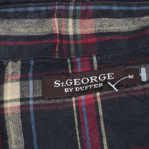 St. George Men's Multicoloured Plaid Shirt