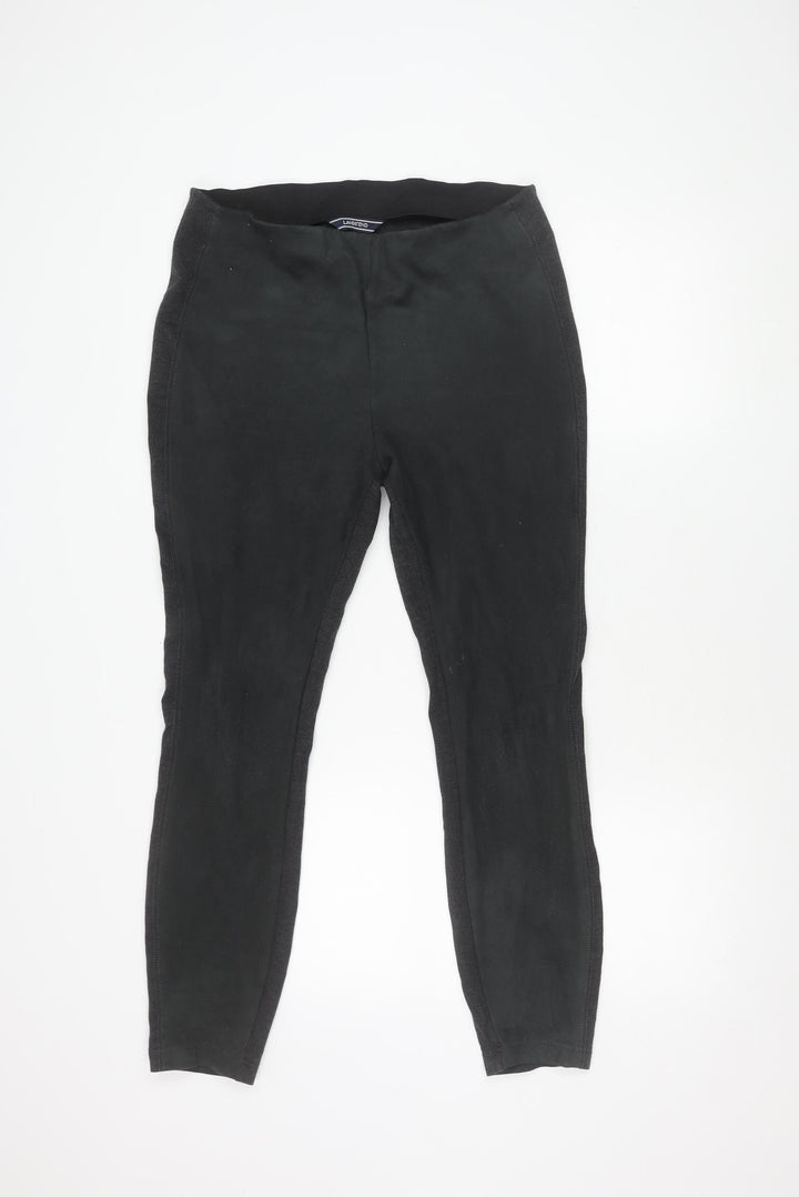 Lands' End Women's Black Leggings Size L