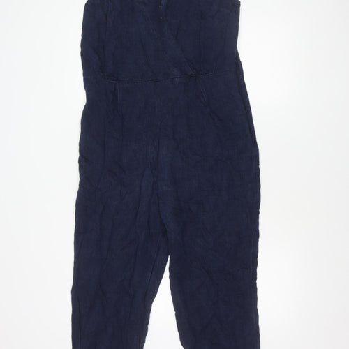 Banana Republic Women's Blue Sleeveless Jumpsuit Size 14