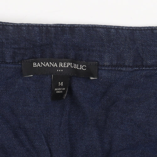 Banana Republic Women's Blue Sleeveless Jumpsuit Size 14