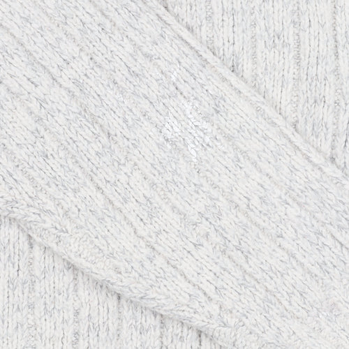 North Coast Men's Ivory Wool Cable-Knit Jumper L