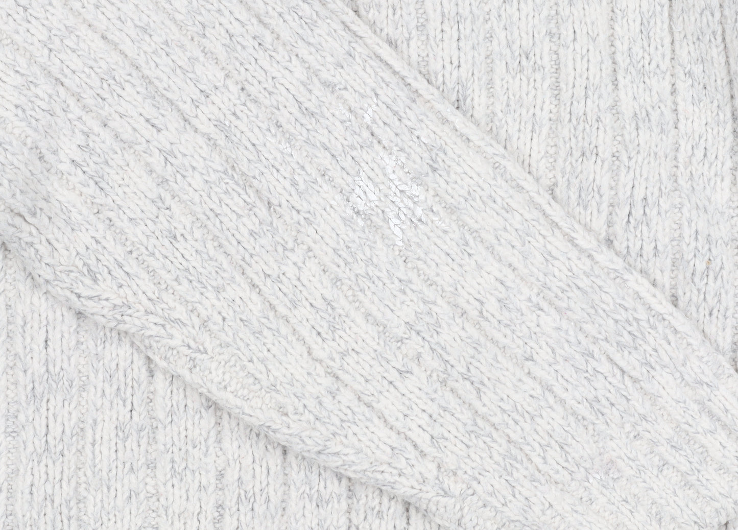 North Coast Men's Ivory Wool Cable-Knit Jumper L