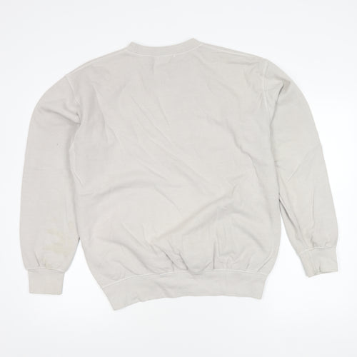 PRETTYLITTLETHING Beige Women's XS Pullover Sweatshirt