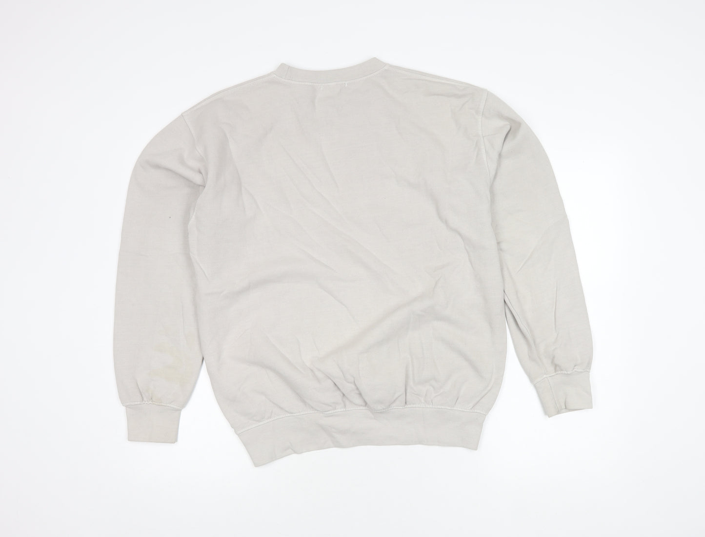 PRETTYLITTLETHING Beige Women's XS Pullover Sweatshirt