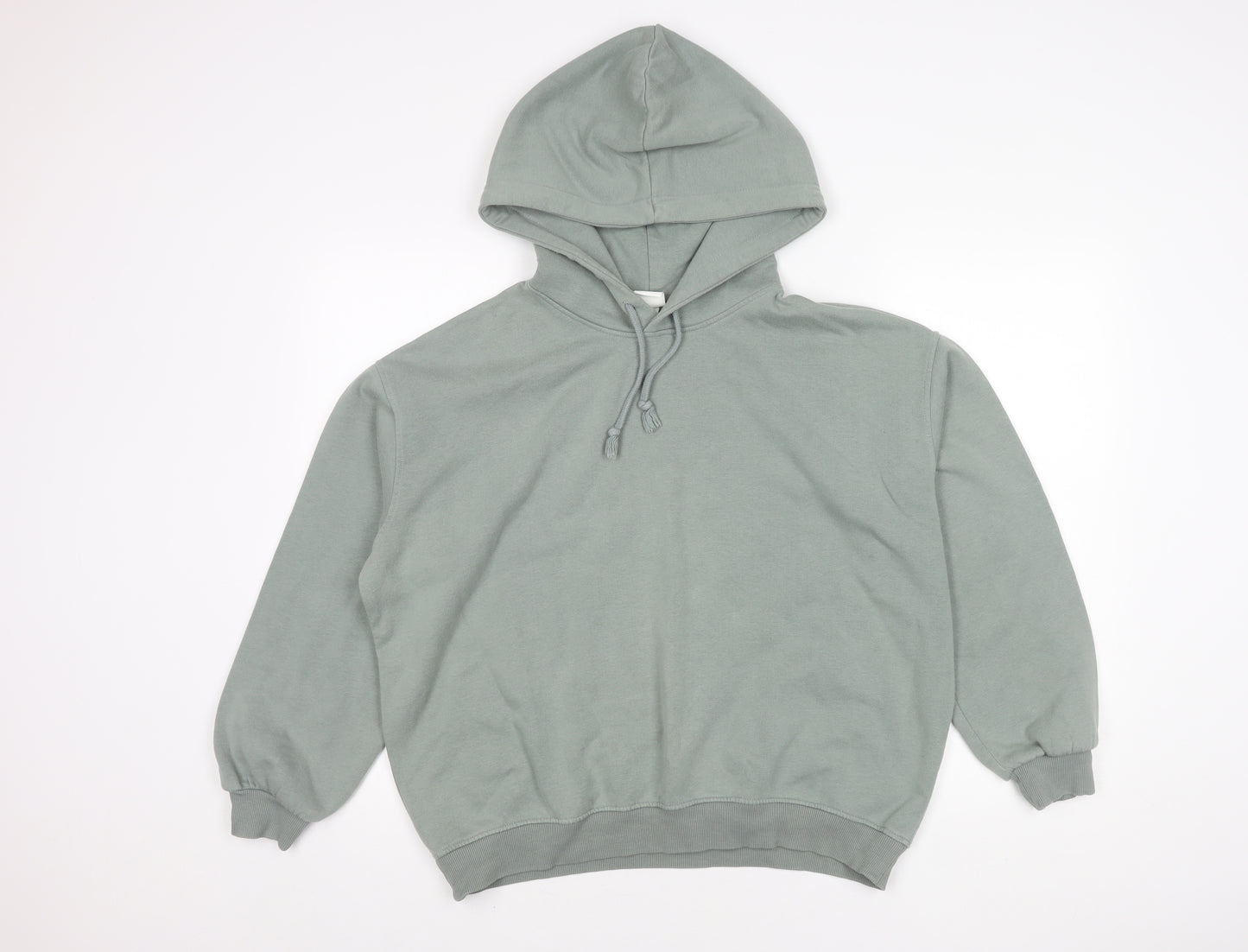 H&M Unisex Grey Pullover Hoodie - Size 12