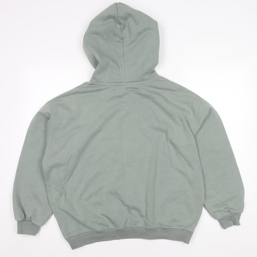 H&M Unisex Grey Pullover Hoodie - Size 12