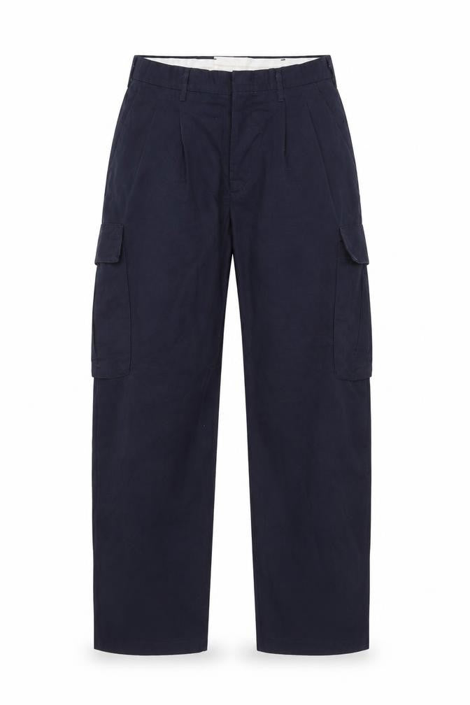 Front view of WearGuard Men's Blue Cargo Trousers M Regular Fit