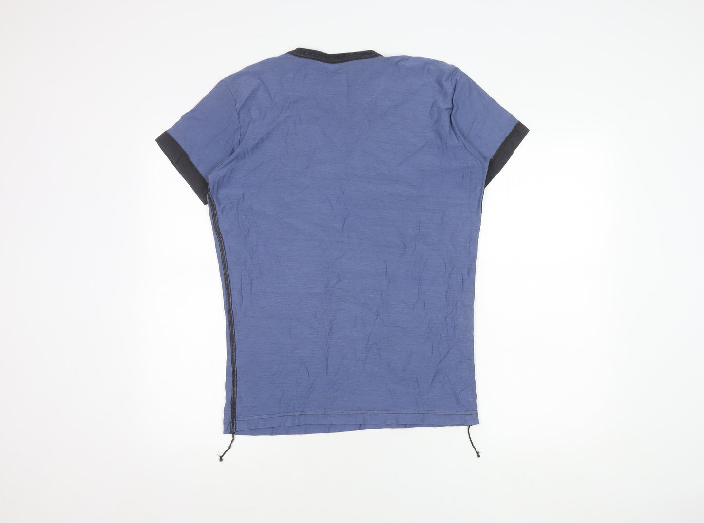 Diesel Men's Blue Graphic Print T-Shirt, Size M