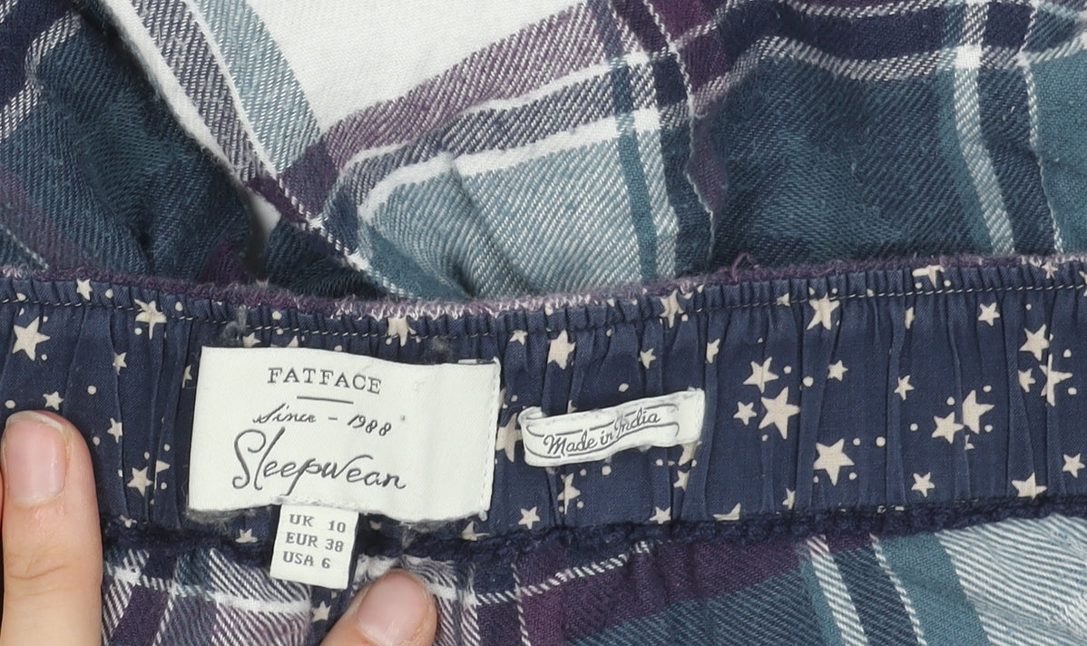 Fat Face Women's Multicoloured Pyjama Pants Size 10