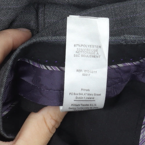 Butler & Webb Men's Grey Dress Pants, 32W x 32L