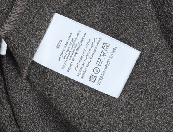 Essence Women's Brown Wide-Leg Trousers, Size 24