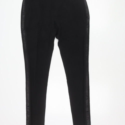 ASOS Women's Black Straight Leg Trousers Size 12
