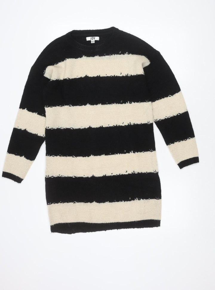 JDY Women's Black Striped Pullover Jumper S