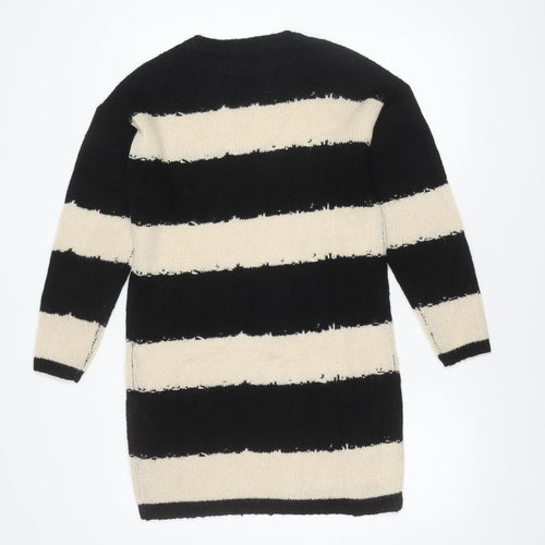 JDY Women's Black Striped Pullover Jumper S