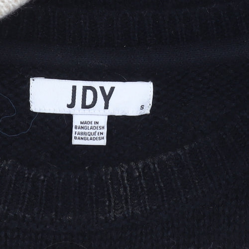 JDY Women's Black Striped Pullover Jumper S