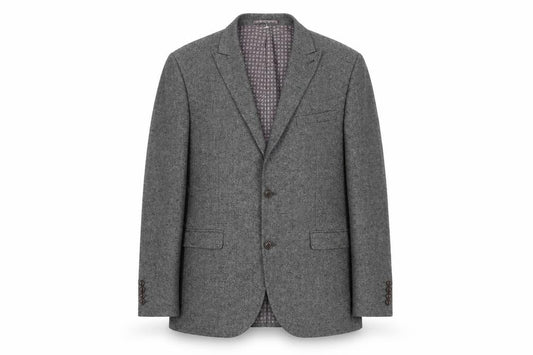 Next Men's Grey Blazer, Size 42, Regular Length