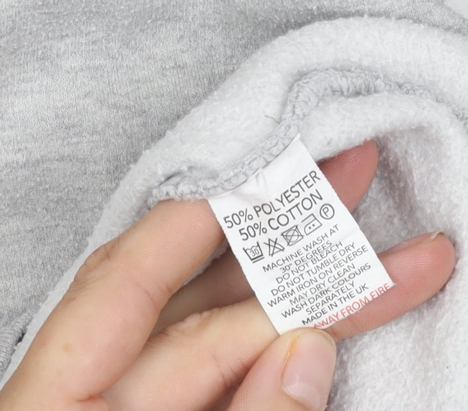 In The Style Women's Grey Size 10 Pullover Sweatshirt