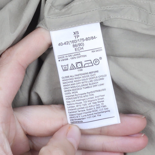 Banana Republic Men's Beige XS Long Sleeve Shirt