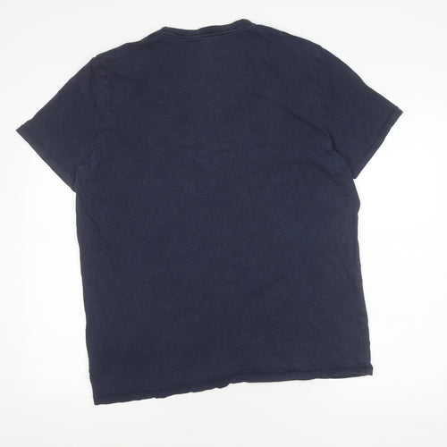 GAP Men's Blue Space Graphic T-Shirt Size L