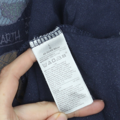 GAP Men's Blue Space Graphic T-Shirt Size L