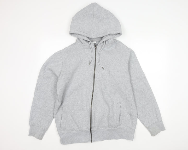 Celio Grey Unisex Adults Basic Hooded Jacket L