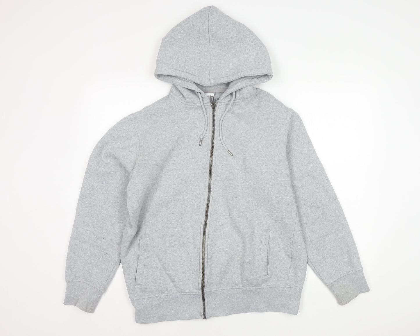 Celio Grey Unisex Adults Basic Hooded Jacket L