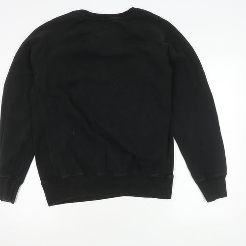 Mantis Unisex Black Graphic Cotton Sweatshirt L