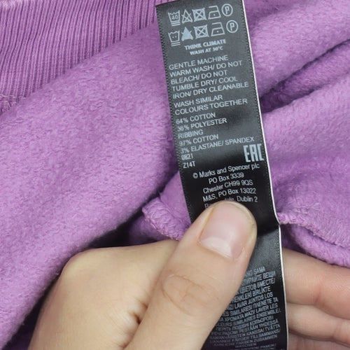 Marks and Spencer Women's Purple Jumper Size 18