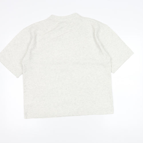 Marks and Spencer Women's White High Neck Knit Top