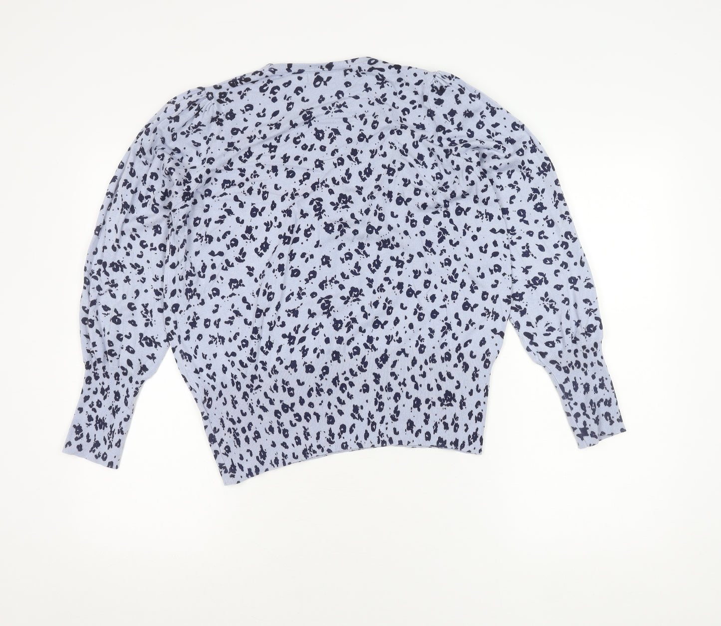 Marks and Spencer Women's Blue Print Jumper UK 16