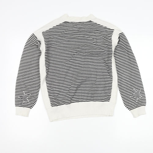 Marks and Spencer Women's Multicoloured Striped Jumper S