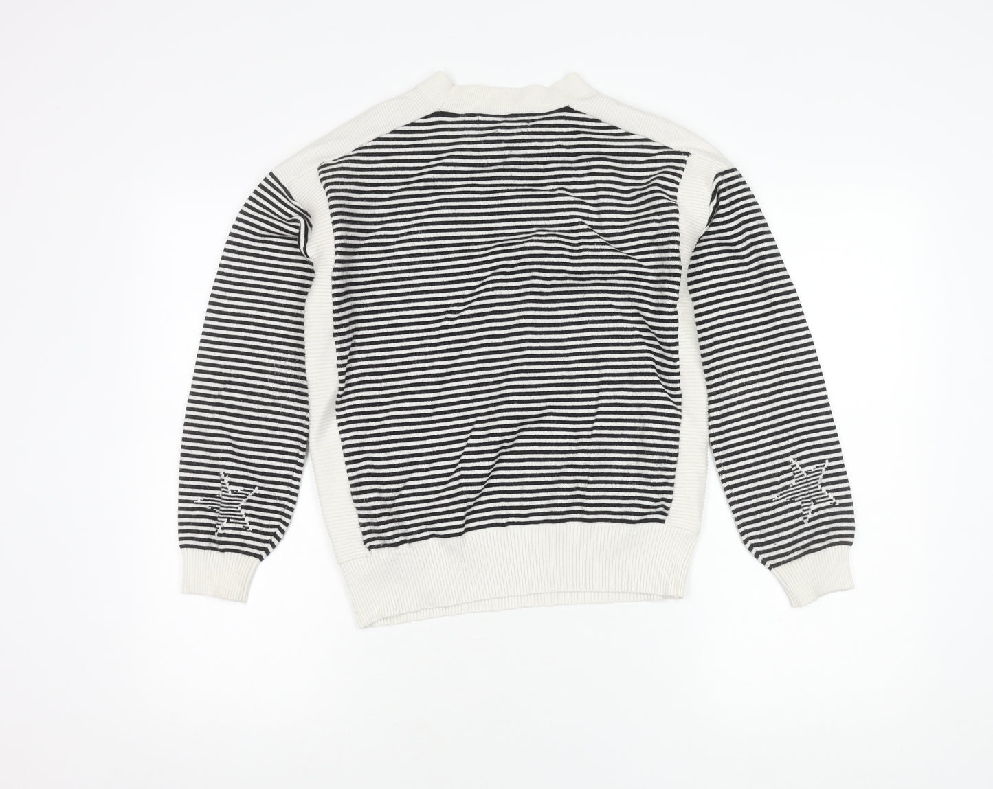 Marks and Spencer Women's Multicoloured Striped Jumper S