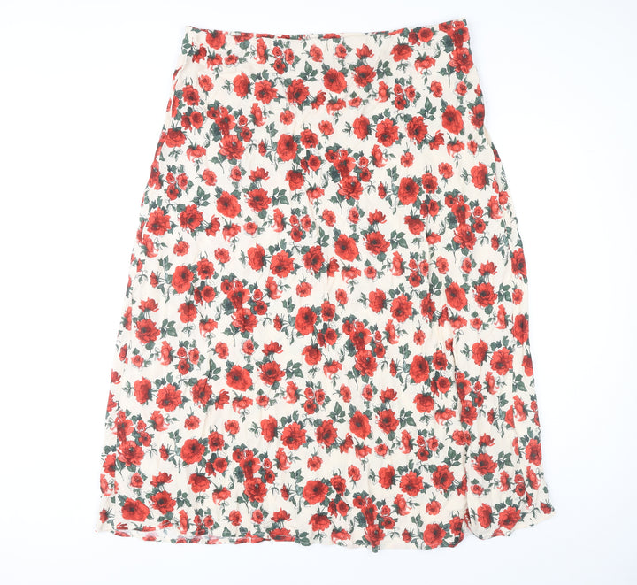 Marks and Spencer Women's Floral Skirt, Size 20