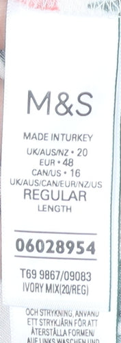 Marks and Spencer Women's Floral Skirt, Size 20